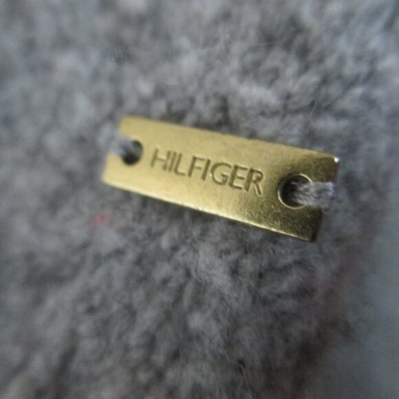 Tommy Hilfiger Crewneck Sweater Pullover Size Medium Gray Nylon Acrylic Wool - Picture 7 of 11